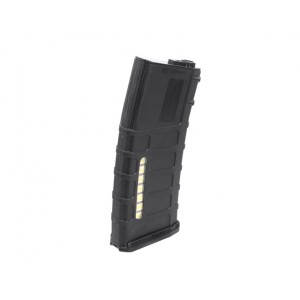 Магазин механический 130rd Polymer Mid-cap magazine for M4 Series - Black [BATTLEAXE]